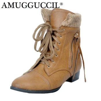 2020 New Arrival Plus Big Size 34-52 Dark-brown Zip Lace Up Fashion Sexy Autumn Winter Female Ladies Women Boots X1764
2020 New Arrival Plus Big Size 34-52 Dark-brown Zip Lace Up Fashion Sexy Autumn Winter Female Ladies Women Boots X1764
