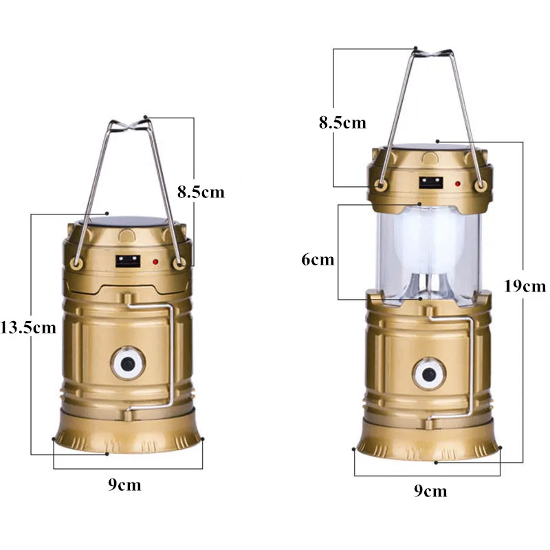 Collapsible Lantern Solar Energy Usb Rechargeable Power Bank Flashlight Portable Camping Light for Hiking Barbecue
Collapsible Lantern Solar Energy Usb Rechargeable Power Bank Flashlight Portable Camping Light for Hiking Barbecue