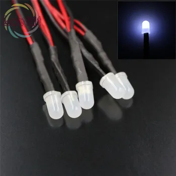 50pcs/lot 5mm Pre-Wired Round top Diffused White LED 12V DC 20 cm Emitting Diode For automotive Light DIY
50pcs/lot 5mm Pre-Wired Round top Diffused White LED 12V DC 20 cm Emitting Diode For automotive Light DIY