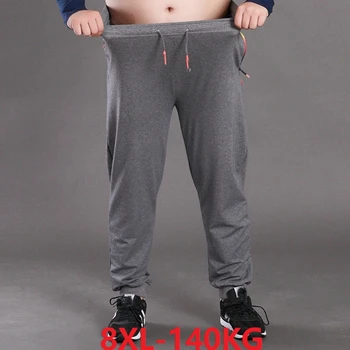 plus size big 6XL men sweatpants simple loose soprts pants Stretch Elasticity loose casual 7XL 8XL Elastic waist pants black 50 
plus size big 6XL men sweatpants simple loose soprts pants Stretch Elasticity loose casual 7XL 8XL Elastic waist pants black 50