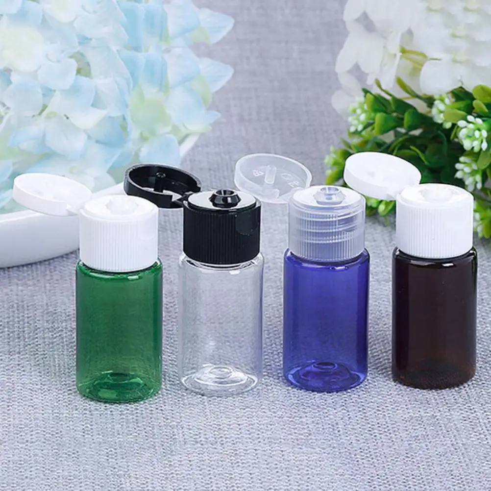 10Pcs/lot 10ml Mini Plastic Cosmetic Empty Bottle with Flip Cap Essential Oil Cream Sample Packaging Container Bottles
10Pcs/lot 10ml Mini Plastic Cosmetic Empty Bottle with Flip Cap Essential Oil Cream Sample Packaging Container Bottles