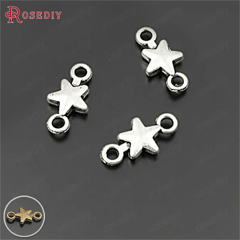 (27909)50PCS 15x7MM Star 7MM Antique Silver Zinc Alloy 2 Holes Star Connect Charms Diy Jewelry Findings Accessories Wholesale
(27909)50PCS 15x7MM Star 7MM Antique Silver Zinc Alloy 2 Holes Star Connect Charms Diy Jewelry Findings Accessories Wholesale
