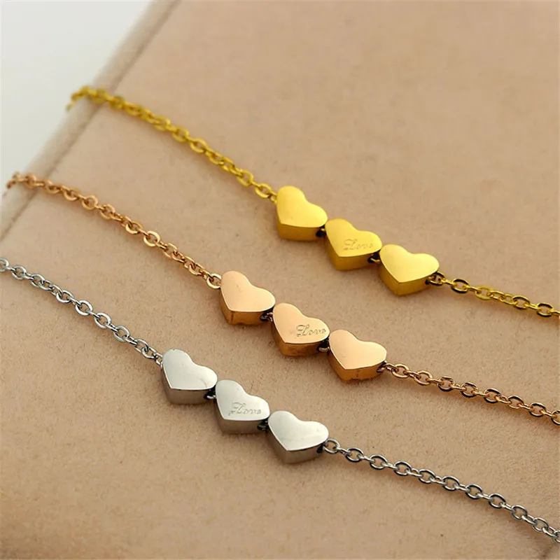 Martick Cute Lovely Style Pendant Necklace Link Chain Three Hearts Pendant Necklace Fashion Jewelry For Woman P79
Martick Cute Lovely Style Pendant Necklace Link Chain Three Hearts Pendant Necklace Fashion Jewelry For Woman P79