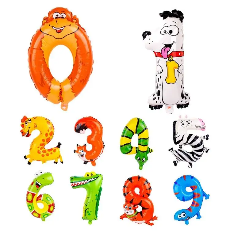 1PC New 0-9/set 16 inch Animal Number Foil Balloons Kids Party Decoration Ballon Happy Birthday Wedding Decoration
1PC New 0-9/set 16 inch Animal Number Foil Balloons Kids Party Decoration Ballon Happy Birthday Wedding Decoration