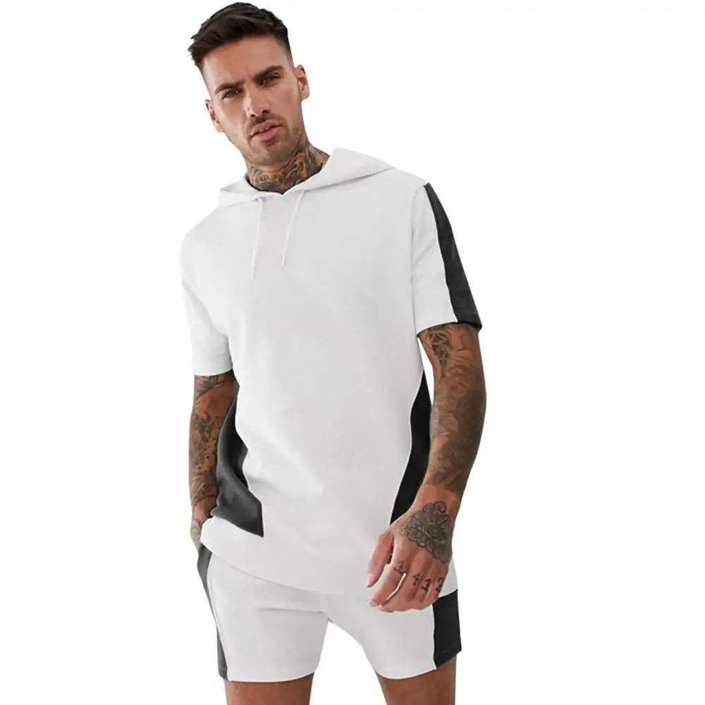 Summer Men Set 3xl Sporting Suits Short Sleeve T Shirt+Shorts Quick Drying 2 Piece Set Casual Male Patchwork Tracksuit Clothing
Summer Men Set 3xl Sporting Suits Short Sleeve T Shirt+Shorts Quick Drying 2 Piece Set Casual Male Patchwork Tracksuit Clothing