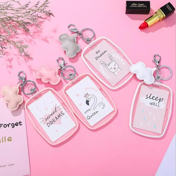 1PC Kawaii Cartoon Pretty Credit Card Holder Bus Bank Card Protective Case Students ID Cards Keychain Bag Creative Stationery
1PC Kawaii Cartoon Pretty Credit Card Holder Bus Bank Card Protective Case Students ID Cards Keychain Bag Creative Stationery