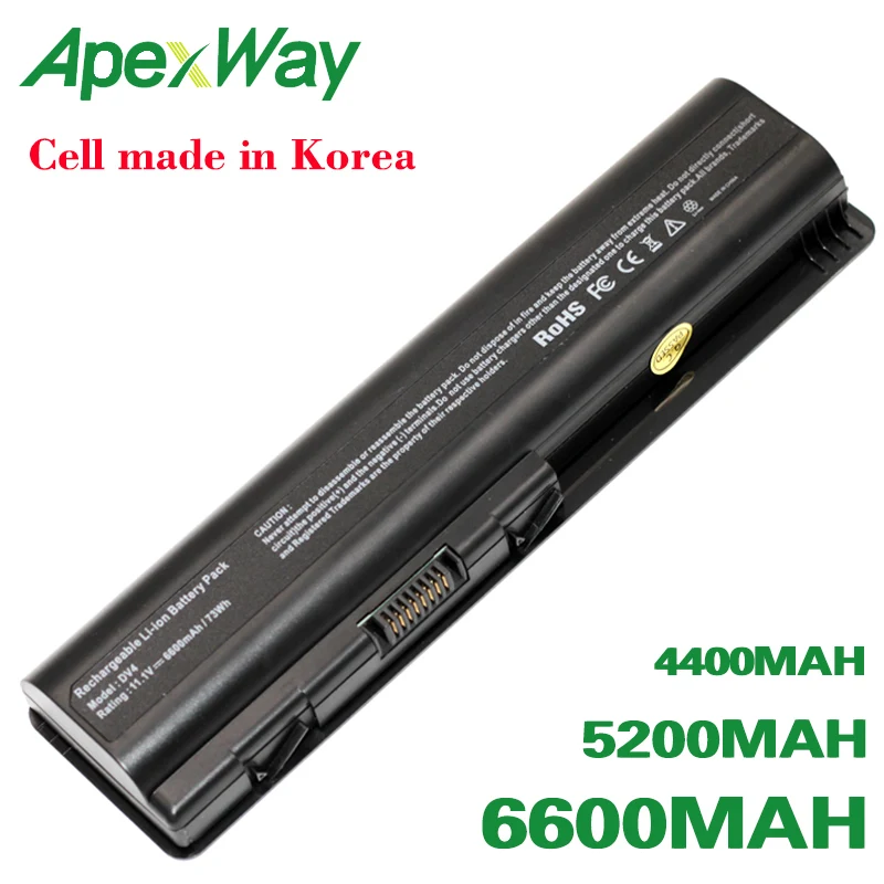 ApexWay батарея для HP Pavilion CQ40 CQ41 CQ45 CQ50 CQ60 CQ61 CQ70 CQ71 HDX 16 DV4 DV5 1200 DV5T DV5Z DV6 511883 001|battery for hp|battery