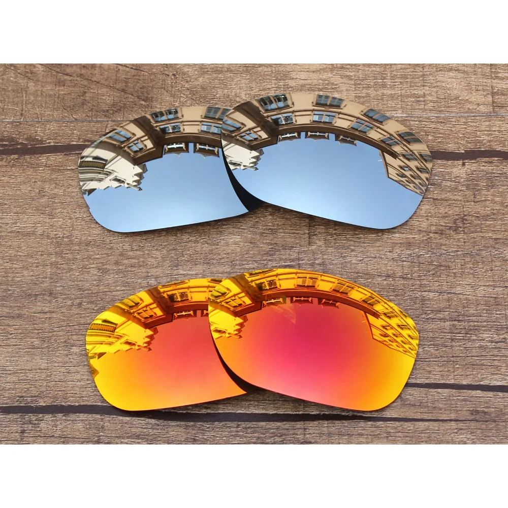 Vonxyz 2 Pairs Ruby Mirror & Chrome Mirror Polycarbonate Replacement Lenses for-Oakley Pit Bull Frame
Vonxyz 2 Pairs Ruby Mirror & Chrome Mirror Polycarbonate Replacement Lenses for-Oakley Pit Bull Frame