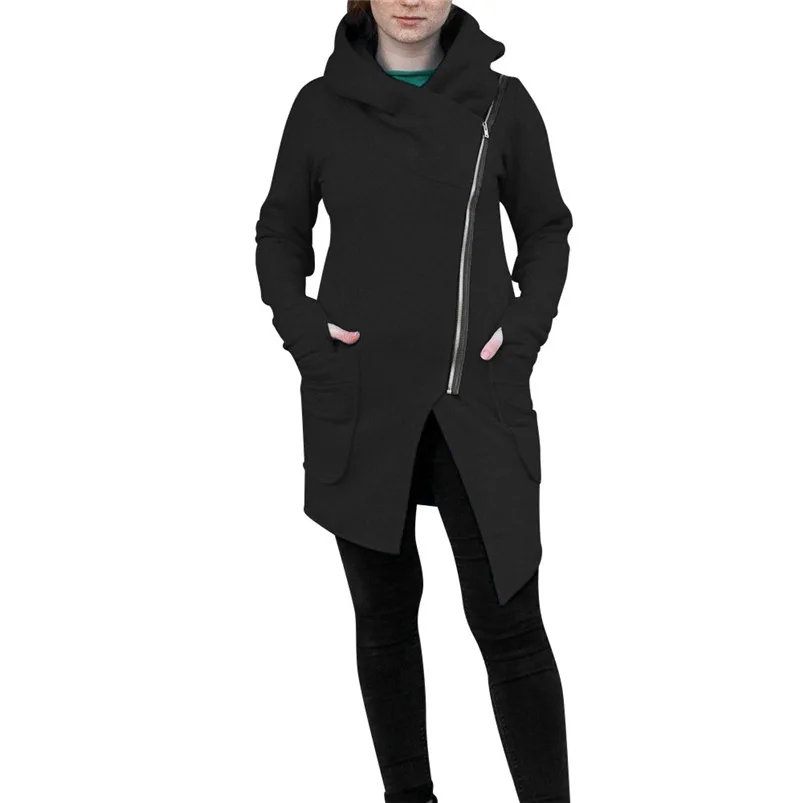 Zipper Plus Size Coat Women Autumn 2018 Long Sleeve Jacket Hooded Outwear Jacket Work Office Women Clothes Warm Coat Girl #O08
Zipper Plus Size Coat Women Autumn 2018 Long Sleeve Jacket Hooded Outwear Jacket Work Office Women Clothes Warm Coat Girl #O08