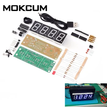 1 inch 4-Bit Digital Tube LED Clock Kit LED Display Module Blue 4 Digit LED Display Alarm Clock Electronic DIY Kit For Arduino
1 inch 4-Bit Digital Tube LED Clock Kit LED Display Module Blue 4 Digit LED Display Alarm Clock Electronic DIY Kit For Arduino