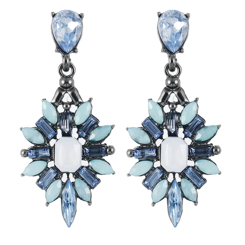 New Women's Fashion Crystal Earrings Rhinestone RED / BLUE Glass Black Resin Sweet Metal Leaf Ear Earrings Girl Wholesale A20
New Women's Fashion Crystal Earrings Rhinestone RED / BLUE Glass Black Resin Sweet Metal Leaf Ear Earrings Girl Wholesale A20