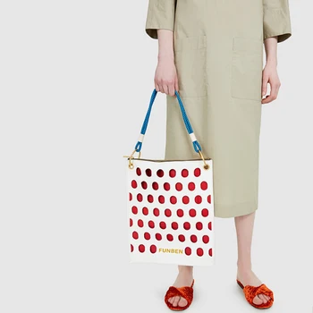 SUNNY BEACH brand high quality Large capacity Fashion Point Hollow Single Shoulder Bag women Handbag Collision Casual Tote bag
SUNNY BEACH brand high quality Large capacity Fashion Point Hollow Single Shoulder Bag women Handbag Collision Casual Tote bag