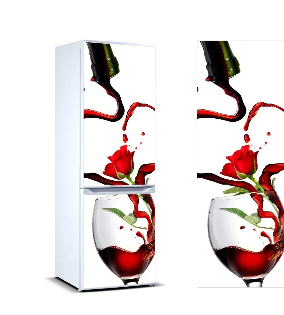3D Fridge Sticker Wine Rose Refrigerator Dishwasher Door Cover Kitchen Home Decoration Accessories Modern Wall Stickers
3D Fridge Sticker Wine Rose Refrigerator Dishwasher Door Cover Kitchen Home Decoration Accessories Modern Wall Stickers