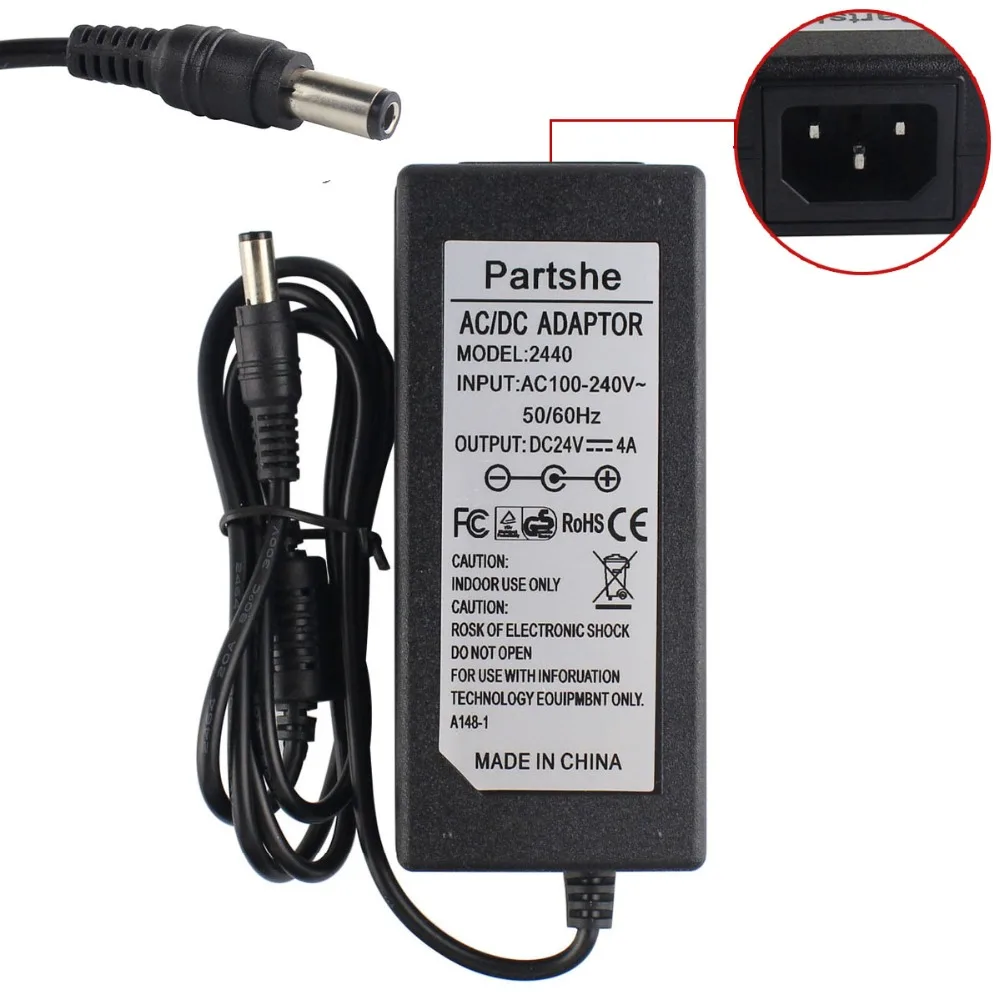 New AC/DC Adapter for Zebra GX420d GK420d GK420t GX420t GX430T GT810 Printer 24V 4A 6.0*3.0
New AC/DC Adapter for Zebra GX420d GK420d GK420t GX420t GX430T GT810 Printer 24V 4A 6.0*3.0