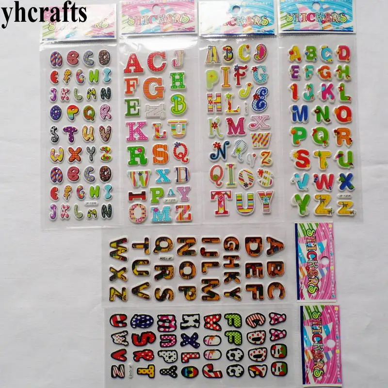6 sheets(177PCS stickers) / LOT.Plastic removable A-Z letter stickers,Promotional.Teach your own.Classic toys.Kindergarten craft
6 sheets(177PCS stickers) / LOT.Plastic removable A-Z letter stickers,Promotional.Teach your own.Classic toys.Kindergarten craft