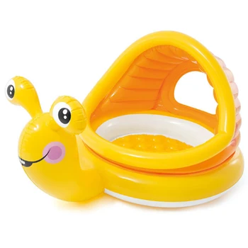 INTEX Inflatable Snails Water Pool for infants Baby Swimming Pool Bath Play Ball Pool with Sunshade Cover Gift for Baby B31013
INTEX Inflatable Snails Water Pool for infants Baby Swimming Pool Bath Play Ball Pool with Sunshade Cover Gift for Baby B31013
