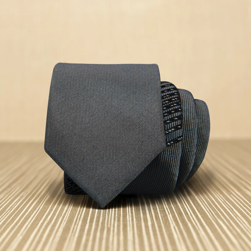 6CM Slim Ties Men's Business Casual Neckwear 2019 New Fashion Men Drak Grey Twill Skinny Neck Tie for Men Gravata Gift Box L6024
6CM Slim Ties Men's Business Casual Neckwear 2019 New Fashion Men Drak Grey Twill Skinny Neck Tie for Men Gravata Gift Box L6024