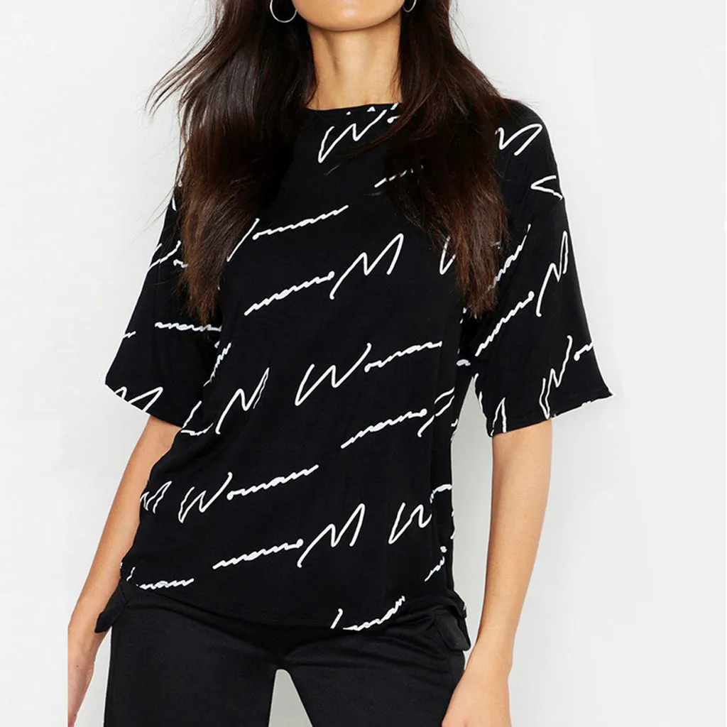 Women pulovers Hot Sale Fashion Fashion top female Women Casual O-Neck Short Sleeve Letter Printed Tee T-Shirt Top D300523
Women pulovers Hot Sale Fashion Fashion top female Women Casual O-Neck Short Sleeve Letter Printed Tee T-Shirt Top D300523