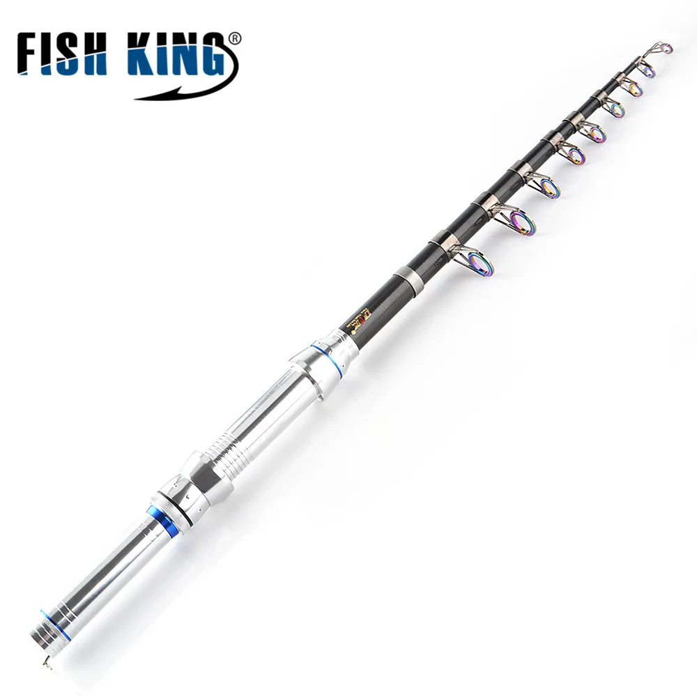 Image FishKing  Hi Carbon Casting Rod  1.5m 1.8m 2.1m 2.4m  10 30LB  2.0MM 23.44MM For Ocean Boat Fishing Ocean Beach Fishing