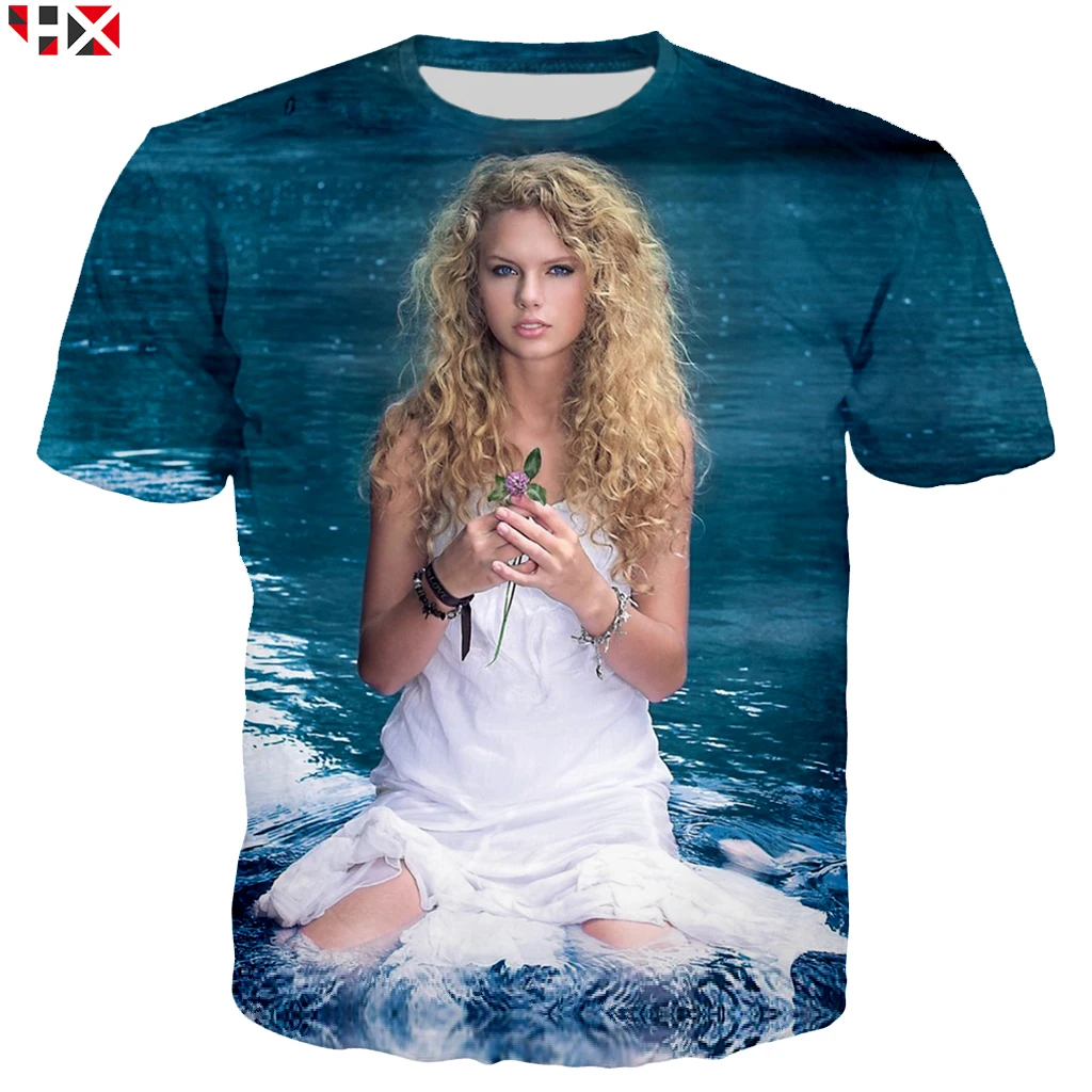 Fashion Popular Country Singer Taylor T Shirt Men/Women 3D Printed Short Sleeve T-shirts Harajuku Style Streetwear Top S189
Fashion Popular Country Singer Taylor T Shirt Men/Women 3D Printed Short Sleeve T-shirts Harajuku Style Streetwear Top S189