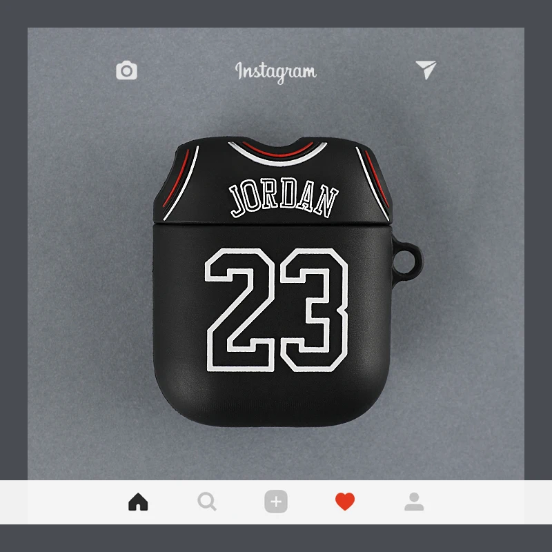 Hot No. 23 ball Suit Tide Brand Personality Silcone protect bag for Apple Airpods Accessories Bluetooth Earphone Cover Case
Hot No. 23 ball Suit Tide Brand Personality Silcone protect bag for Apple Airpods Accessories Bluetooth Earphone Cover Case