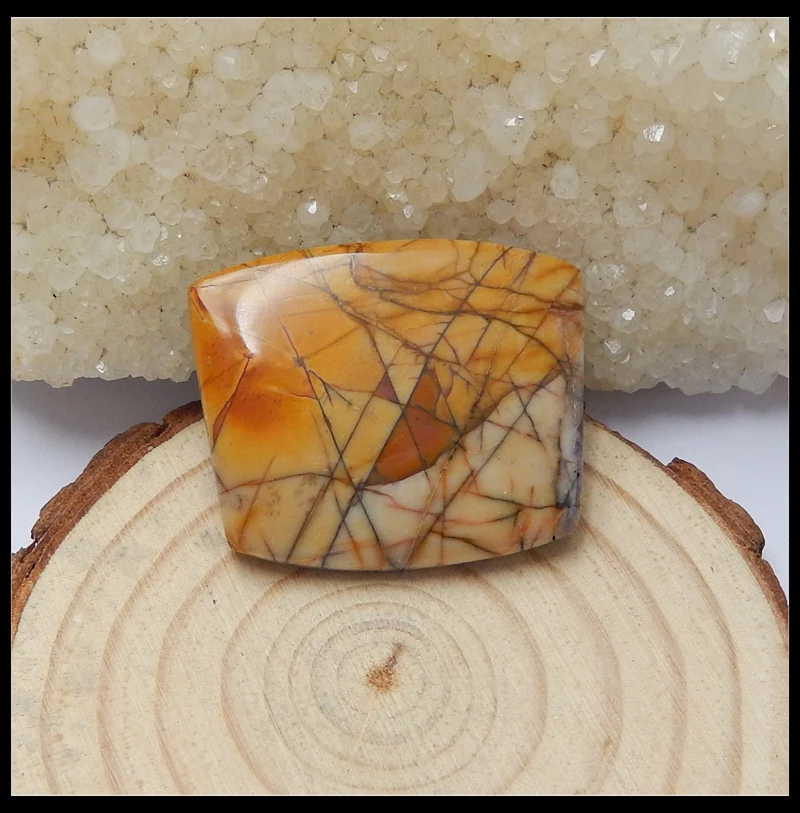 Natural Stone Multi-color Picasso Jasper Fashion Cabochon 33x27x5mm 8.5g semiprecious stone fashion cabochon fine jewelry
Natural Stone Multi-color Picasso Jasper Fashion Cabochon 33x27x5mm 8.5g semiprecious stone fashion cabochon fine jewelry