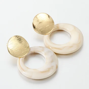 AENSOA Simple Vintage Acrylic Hollow Round Earrings For Women Charm Women Resin Circle Alloy Statement Earrings Jewelry Gift
AENSOA Simple Vintage Acrylic Hollow Round Earrings For Women Charm Women Resin Circle Alloy Statement Earrings Jewelry Gift