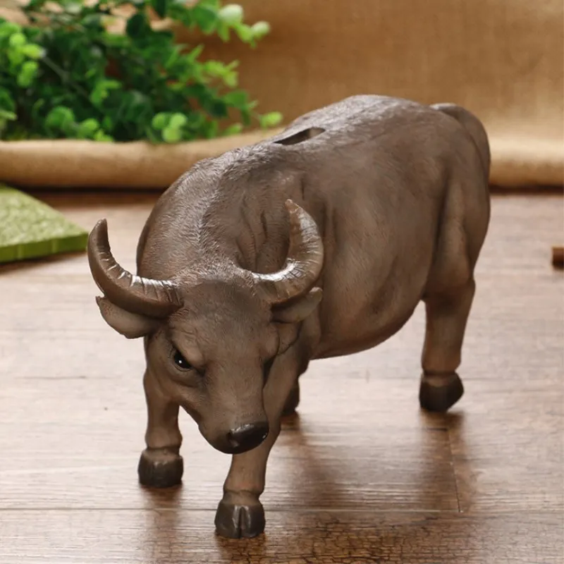 Creative Cattle Save Money Box Piggy Bank r+ Two Fengshui Niuwang City cattle Creative Cattle Resin Crafts Home Decoration
Creative Cattle Save Money Box Piggy Bank r+ Two Fengshui Niuwang City cattle Creative Cattle Resin Crafts Home Decoration