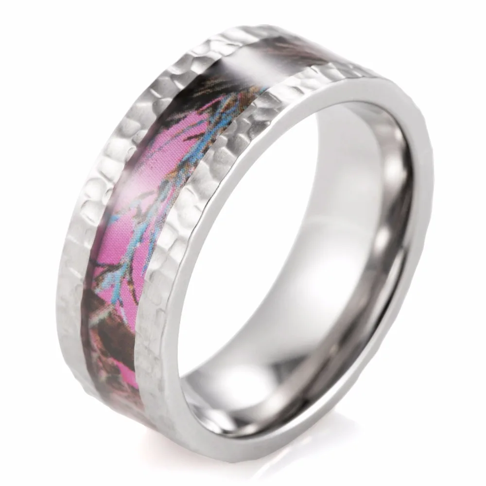 shardon hammered titanium pink camo wedding ring outdoor wedding band ring with hammered finish ring for - Pink Camo Wedding Rings For Her shardon hammered titanium pink camo wedding ring outdoor wedding band ring with hammered finish ring for - Pink Camo Wedding Rings For Her