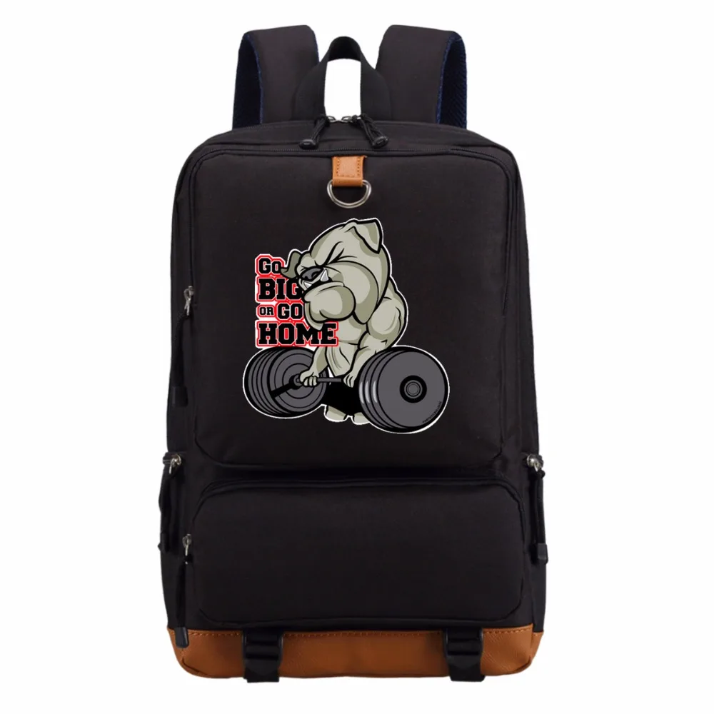 WISHOT Crossfit Bulldog Cotton Backpack Shoulder travel School Bag Bookbag for teenagers men women Casual Laptop Bags
WISHOT Crossfit Bulldog Cotton Backpack Shoulder travel School Bag Bookbag for teenagers men women Casual Laptop Bags