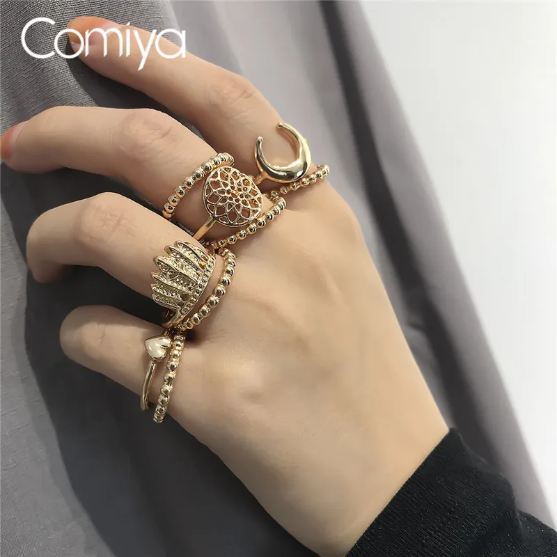 Comiya модные кольца OL женские аксессуары цинковый сплав панк стиль Anillos Para заявка