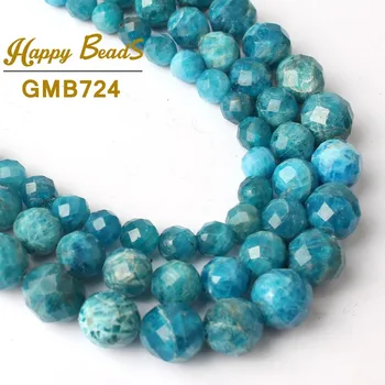 Natural Faceted Genuine Blue Apatite Gem Stone Beads For Jewelry Making DIY Bracelets Pendant Necklace 15'' 6 8 10mm Wholesale
Natural Faceted Genuine Blue Apatite Gem Stone Beads For Jewelry Making DIY Bracelets Pendant Necklace 15'' 6 8 10mm Wholesale