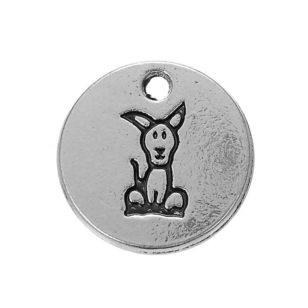 10pcs Charms Dog Tag 15.5x15.5mm Antique Silver Pendant Dog Tag Charms For Jewelry Making Jewelry Findings
10pcs Charms Dog Tag 15.5x15.5mm Antique Silver Pendant Dog Tag Charms For Jewelry Making Jewelry Findings