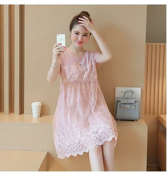 Summer New Fashion Lace Dresses for Pregnant Women Gravidas Vestdios Pregnancy Clothes Maternity Dresses Pregnant Clothing
Summer New Fashion Lace Dresses for Pregnant Women Gravidas Vestdios Pregnancy Clothes Maternity Dresses Pregnant Clothing