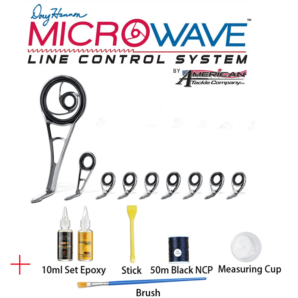 ATC 2.9g 3.9g Microwave MW20 Control Line System Guide Set Epoxy Resin NCP Wrap Thread DIY Custom Rod Building Accessory Repair
ATC 2.9g 3.9g Microwave MW20 Control Line System Guide Set Epoxy Resin NCP Wrap Thread DIY Custom Rod Building Accessory Repair