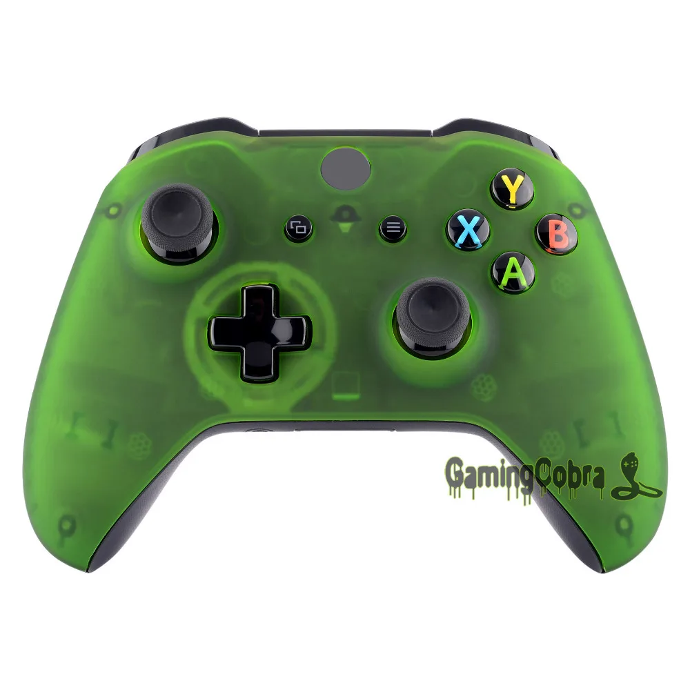 Frosted Clear Green Soft Touch Grip Front Housing Shell Faceplate Fix Part for Xbox One S & Xbox One X Controller - SXOFM05X
Frosted Clear Green Soft Touch Grip Front Housing Shell Faceplate Fix Part for Xbox One S & Xbox One X Controller - SXOFM05X