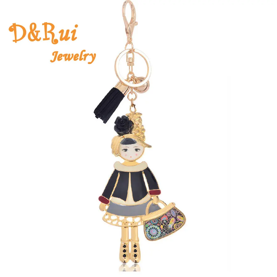 Vintage Doll Key Chain For Women Girls Alloy Enamel Lovely Girl Jewellery Bag Pendant 2019 Cute Keychain Trendy 2019 Key Ring
Vintage Doll Key Chain For Women Girls Alloy Enamel Lovely Girl Jewellery Bag Pendant 2019 Cute Keychain Trendy 2019 Key Ring