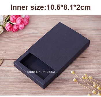Inner size:10.5*8.1*2CM Black Kraft Paper Drawer Boxes Craft gift Jewelry/ Hand soap / Bracelet box packing Boxes100piece\lot
Inner size:10.5*8.1*2CM Black Kraft Paper Drawer Boxes Craft gift Jewelry/ Hand soap / Bracelet box packing Boxes100piece\lot