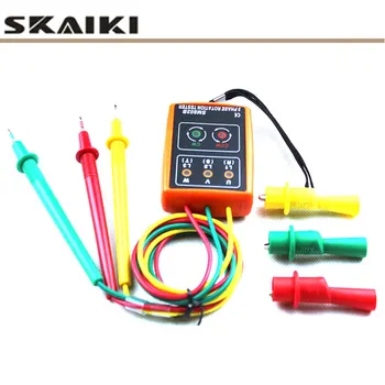 Free Shipping SM852B Safety parameter Tester 3 Phase Rotation Digital Tester 60V~600V AC 20Hz~400Hz LED digital tester
Free Shipping SM852B Safety parameter Tester 3 Phase Rotation Digital Tester 60V~600V AC 20Hz~400Hz LED digital tester