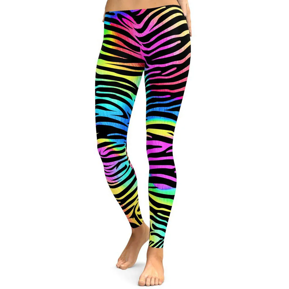 Summer Women Leggings High Waist Glowing Fitness Rainbow Reflective Laser Stripe Printing leggins Woman Pants workout Legging #H
Summer Women Leggings High Waist Glowing Fitness Rainbow Reflective Laser Stripe Printing leggins Woman Pants workout Legging #H