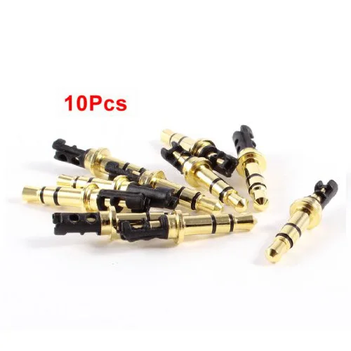 Brand New 10 Pcs 3.5mm 3 Pole Male Soldering Repair Headphone Audio Jack Plug Gold Tone
Brand New 10 Pcs 3.5mm 3 Pole Male Soldering Repair Headphone Audio Jack Plug Gold Tone