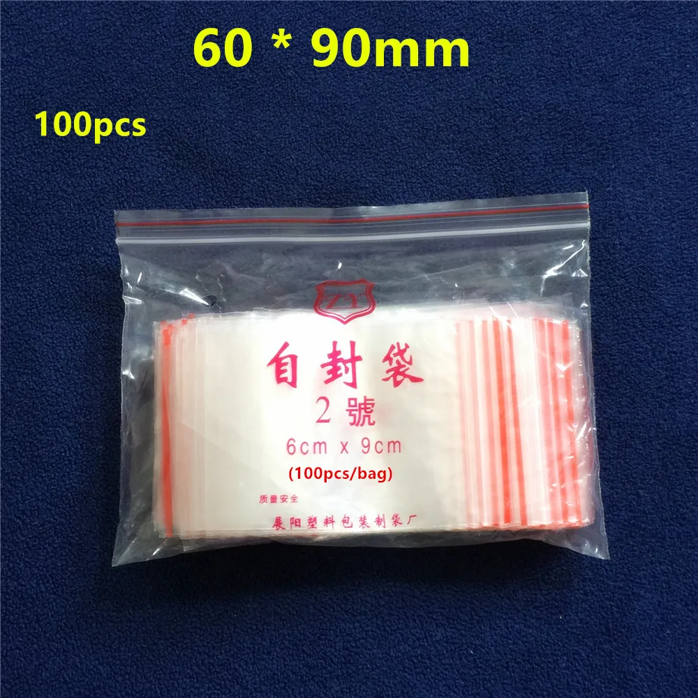 100pcs 60*90mm clear Transparent PE plastic zipper packaging bag Ziplock Packing Bag 6*9cm
100pcs 60*90mm clear Transparent PE plastic zipper packaging bag Ziplock Packing Bag 6*9cm