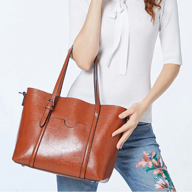 luxury handbags Casual Tote bags for women oil wax leather handbag designer bags famous brand women bag ladies hand bag sac main
luxury handbags Casual Tote bags for women oil wax leather handbag designer bags famous brand women bag ladies hand bag sac main