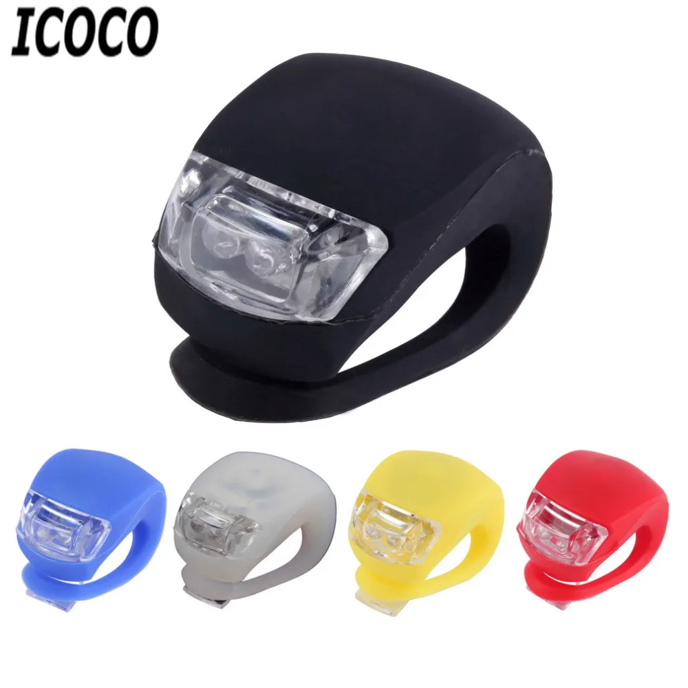 ICOCO Waterproof Silicone Bicycle Light Safty Warning Cycling Front Rear Wheel LED Flash Lamp Bike Accessories New
ICOCO Waterproof Silicone Bicycle Light Safty Warning Cycling Front Rear Wheel LED Flash Lamp Bike Accessories New