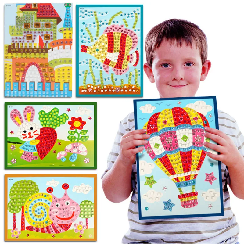 12 Colors 3D DIY Foam Mosaic Stickers Art EVA Children Puzzle Cartoon Crystal 3D Sticker Creative Educational Toys For Kids
12 Colors 3D DIY Foam Mosaic Stickers Art EVA Children Puzzle Cartoon Crystal 3D Sticker Creative Educational Toys For Kids