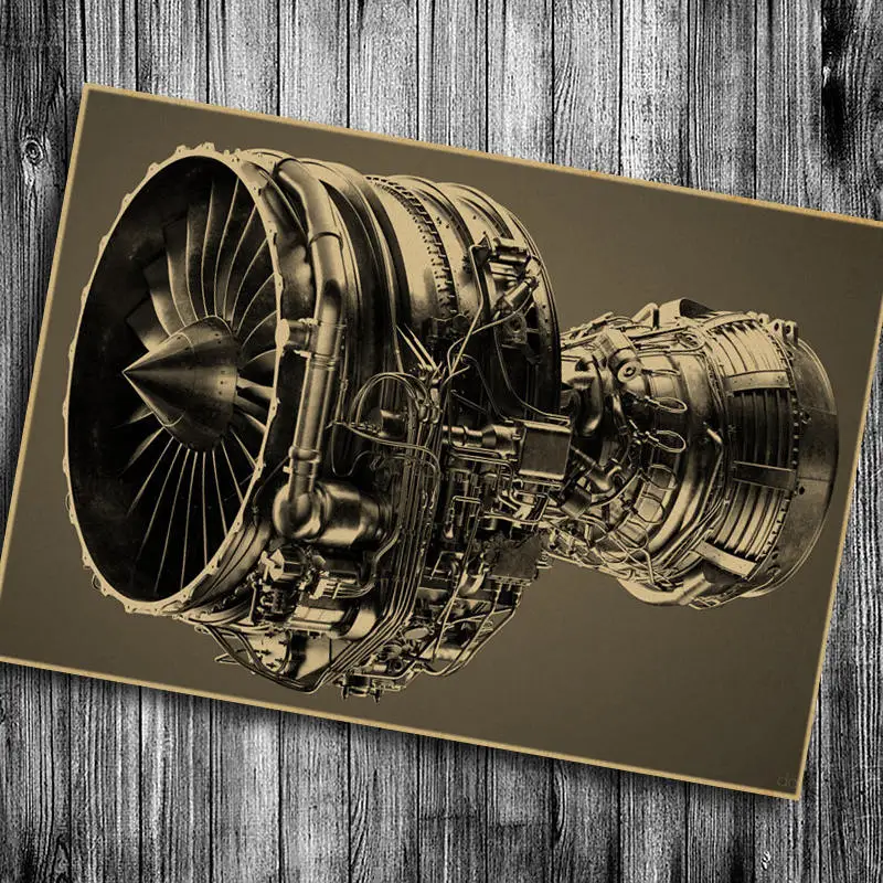 Aircraft engine Chart Retro Movie Poster vintage Wall art crafts poster Bar Cafe Living room Print painting 42X30CM ZIP-0126
Aircraft engine Chart Retro Movie Poster vintage Wall art crafts poster Bar Cafe Living room Print painting 42X30CM ZIP-0126