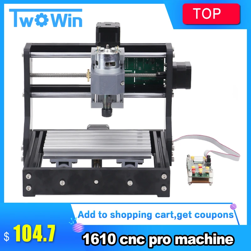 

CNC 1610 Pro GRBL control Diy mini cnc machine,3 Axis pcb Milling machine,Wood Router laser engraving,with offline controller