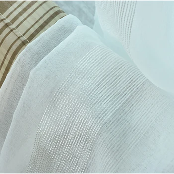 Hot Sale Modern Brief All-match Flax Tulle Curtains For Living Room Bedroom For Striped Sheer Line Pattern Yarn Curtain Voile
Hot Sale Modern Brief All-match Flax Tulle Curtains For Living Room Bedroom For Striped Sheer Line Pattern Yarn Curtain Voile