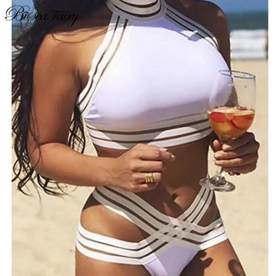 BISEAFAIRY Sexy High Neck2019 New Bikinis Women Swimsuit Brazilian Bikini Set Push Up Swimwear Bandage Beach Bathing Suit Swim
BISEAFAIRY Sexy High Neck2019 New Bikinis Women Swimsuit Brazilian Bikini Set Push Up Swimwear Bandage Beach Bathing Suit Swim