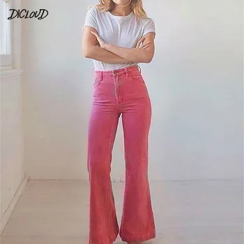 DICLOUD 2019 Flared Pants Women Fashion High Waist Tight Trousers Ladies Harajuku Casual Corduroy Pants Pantalon Femme
DICLOUD 2019 Flared Pants Women Fashion High Waist Tight Trousers Ladies Harajuku Casual Corduroy Pants Pantalon Femme